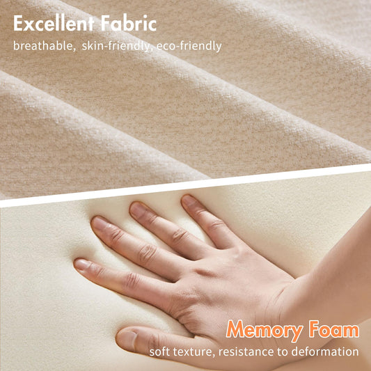 101.6" Beige Modular Sectional Cloud Sofa, 4-in-1 Folding Convertible Floor Couch, Boneless Cushion Sofa for Living Room