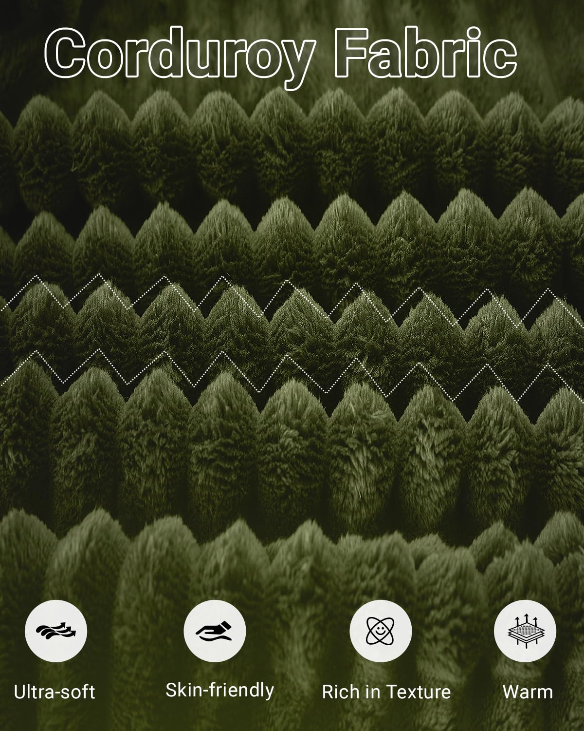 105" White L-Shaped Modular Cloud Sectional Sofa, Modern Couch with Deep Seat, Corduroy Boneless Couch, No Assembly, Left-Facing Chaise